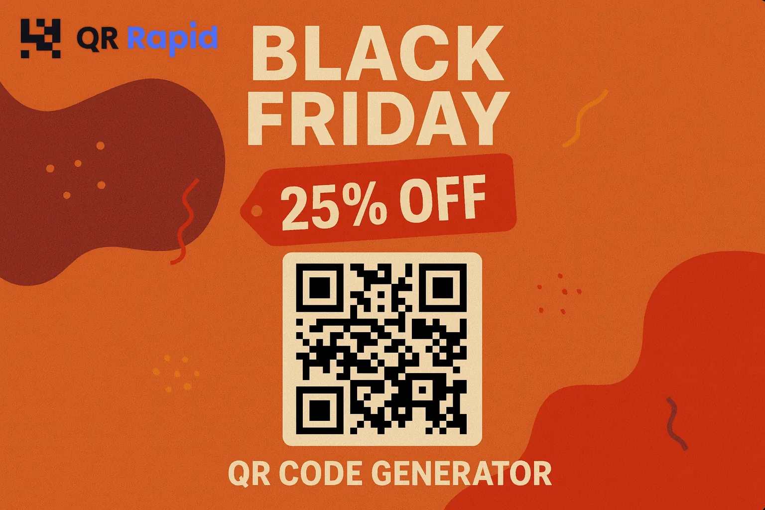 Black Friday QR Code Deal: 25% Off All Plans at QR Rapid