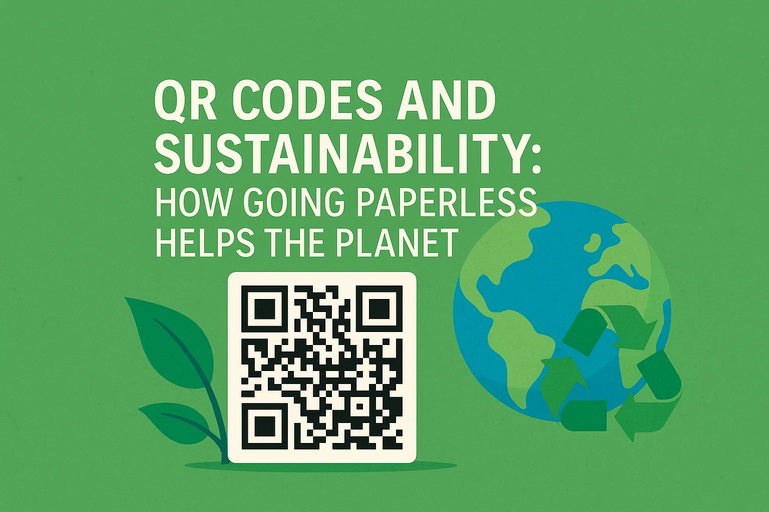 QR Codes and Sustainability: How Going Paperless Helps the Planet